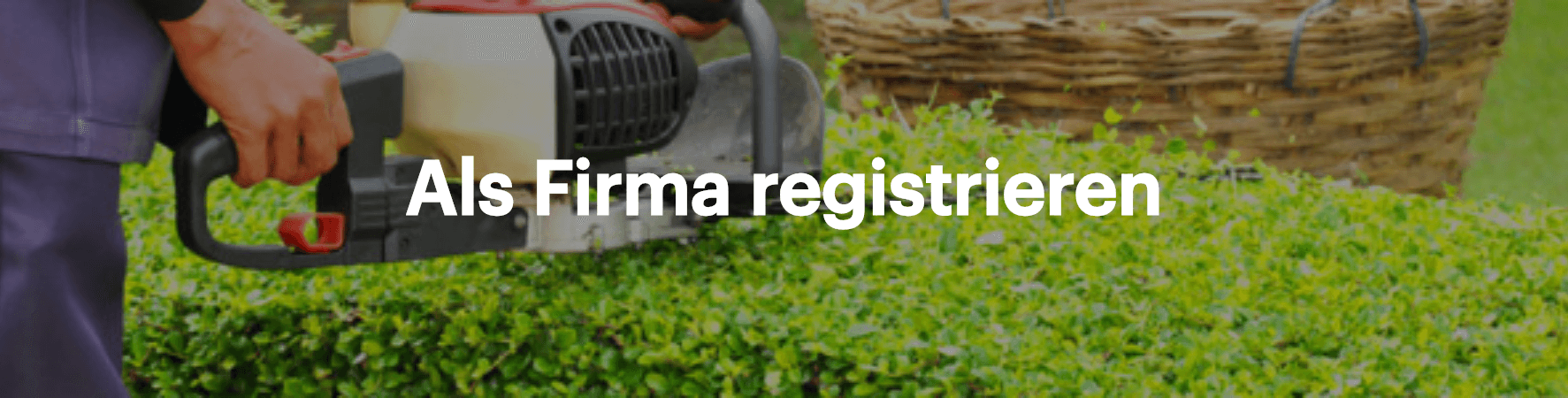 Als Firma registrieren